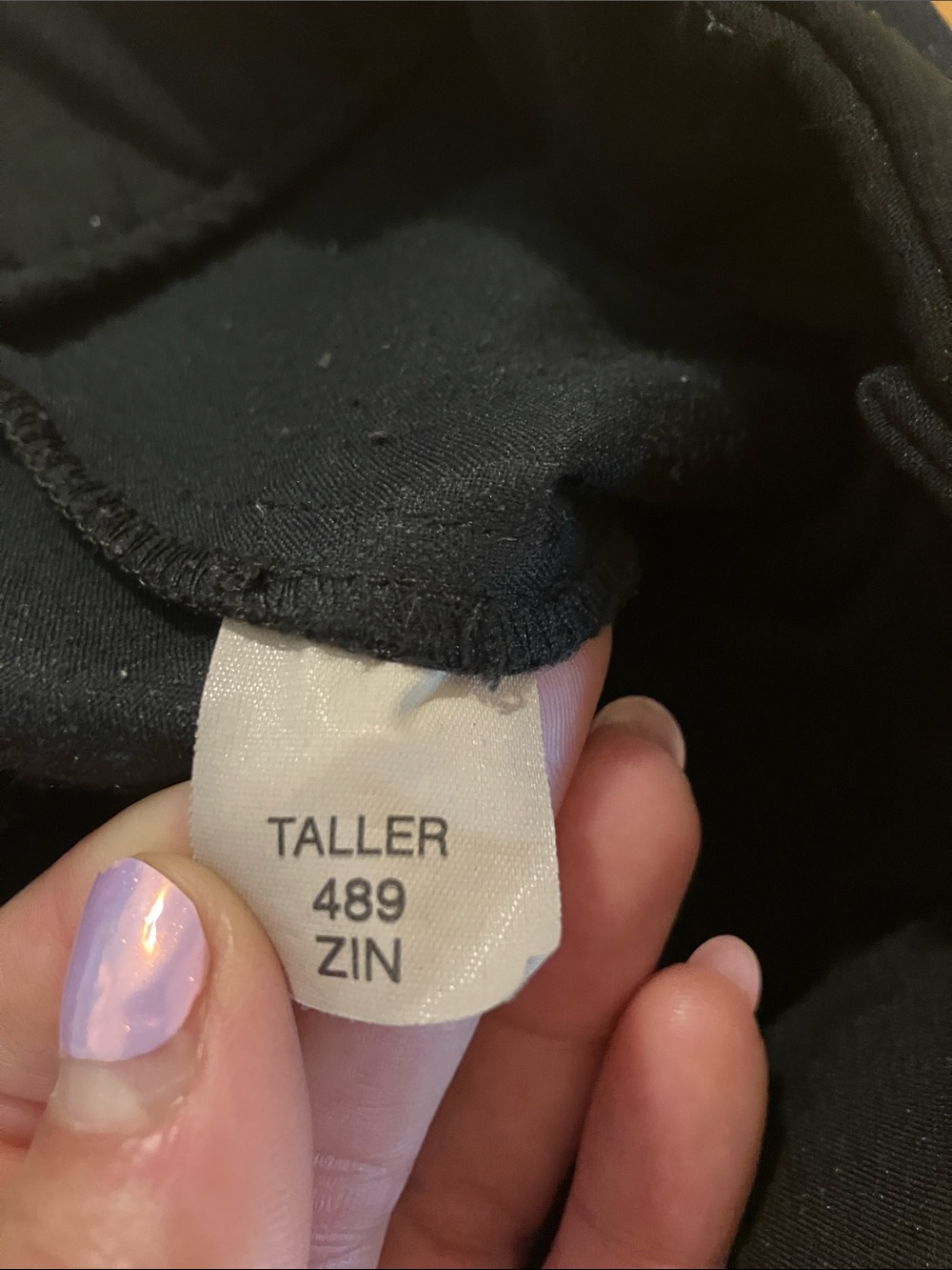 Zara Black Tailored Shorts Size XL 32 Neutral Solid Stretch Fitted Summer - Picture 3 of 8